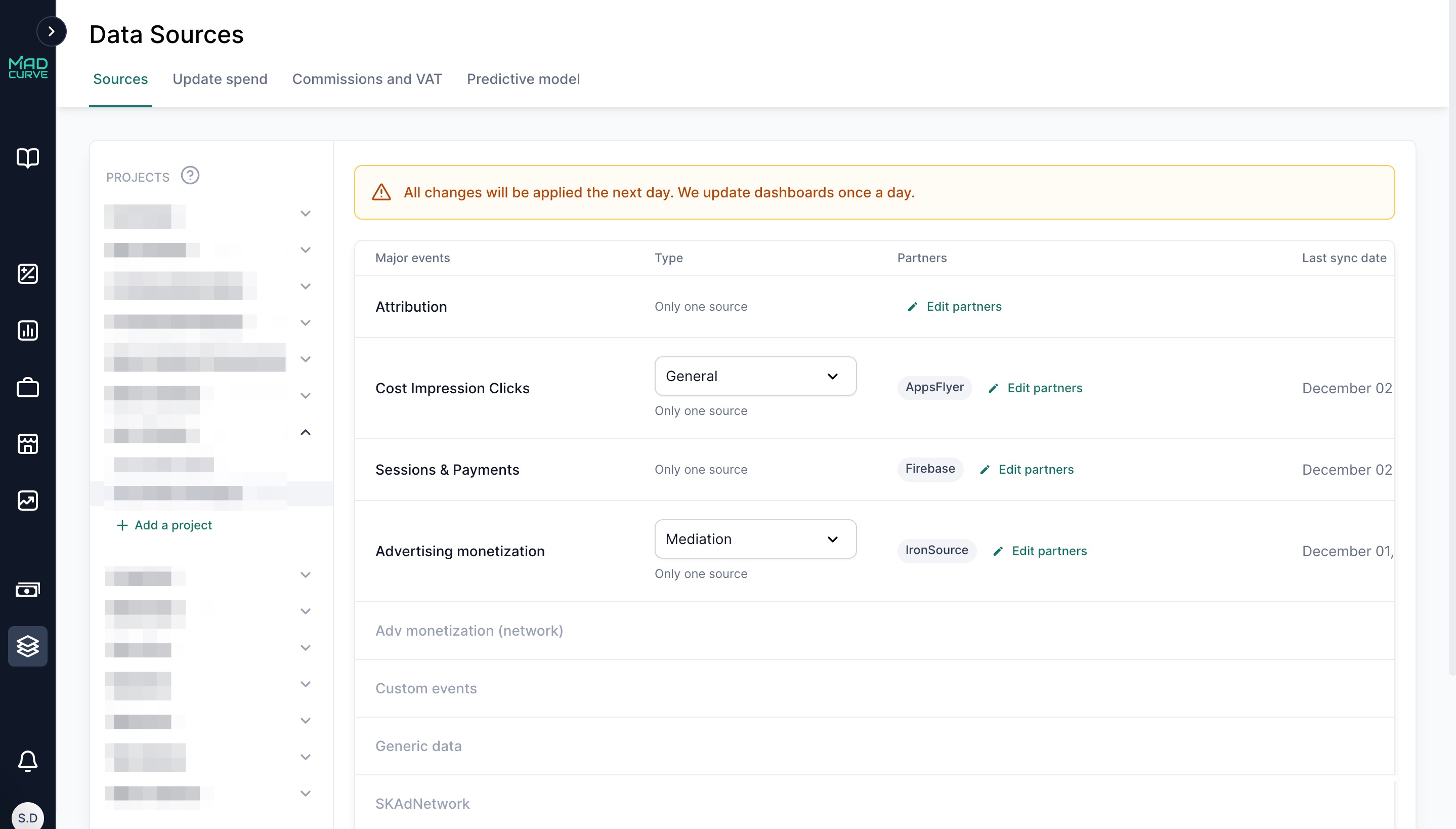 Data Sources Connection