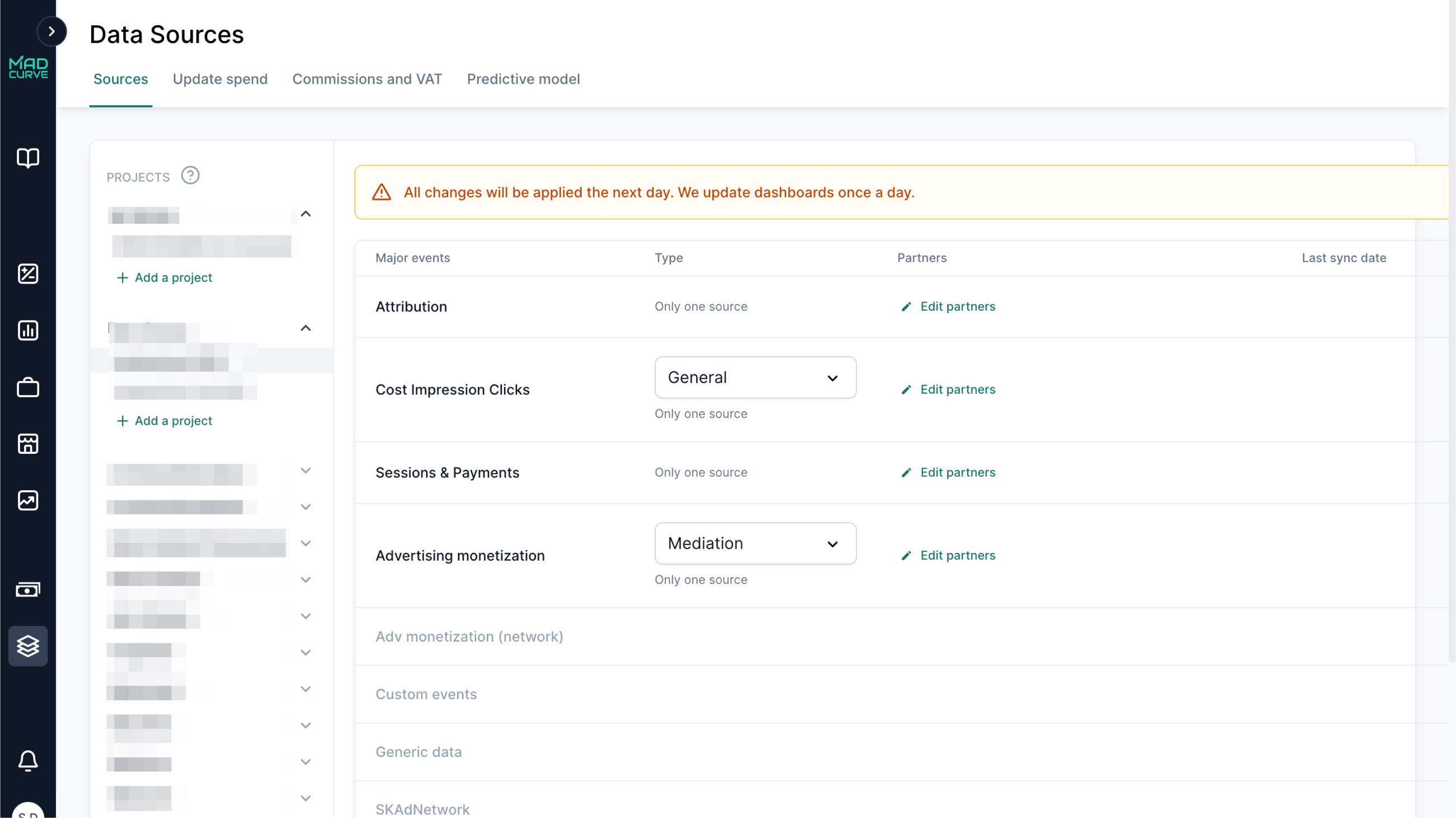 Data Sources Interface